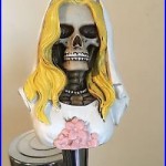 Dead Bride skull figural beer tap handle for kegerators! Brand New! Skeleton