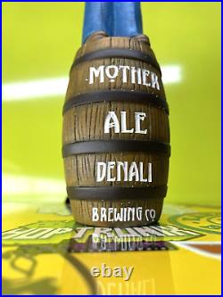 Denali Brewing Alaskan BEER Tap Handle Girl Woman NEW Mother Ale ALASKA Brewery