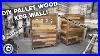 Diy Pallet Wood Beer Wall