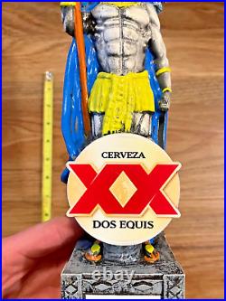 Dos Equis Beer Tap Handle Knob Top Keg Bar Cerveza Draft Mexican Pale Ale Aztec