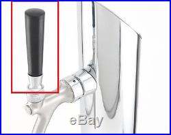 Draft Beer Tap Faucet Handle Plastic Black Knob Bar Kegerator Faucet Lever