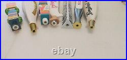 Draft Beer Tap Handle Lot of 7 New Platform Wormtown Leinenkugel Stella Artois Draft Beer Tap Handle Lot of 7 New Platform Wormtown Leinenkugel Stella Artois
