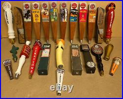 Draft Beer Tap Handles Uinta, Solemn Oath, Half Acre, Bell's, Dogfish Lot of 24 Draft Beer Tap Handles Uinta, Solemn Oath, Half Acre, Bell's, Dogfish Lot of 24