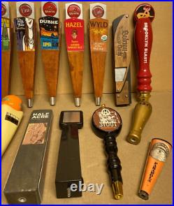 Draft Beer Tap Handles Uinta, Solemn Oath, Half Acre, Bell's, Dogfish Lot of 24 Draft Beer Tap Handles Uinta, Solemn Oath, Half Acre, Bell's, Dogfish Lot of 24