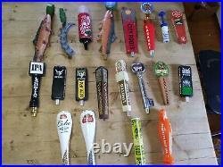 Draft Craft Beer Bar Tap Handles Lot of 20 Ballast Point Stella Artois Rebel ETC