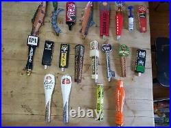 Draft Craft Beer Bar Tap Handles Lot of 20 Ballast Point Stella Artois Rebel ETC