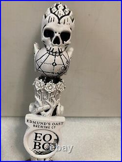 EDMONDS OAST FLYING SKULL draft beer tap handle. SOUTH CAROLINA