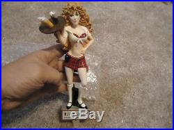 Extremely Rare Killians Lager Girl Beer Tap Handle Big Tapper Sale Read Descrip