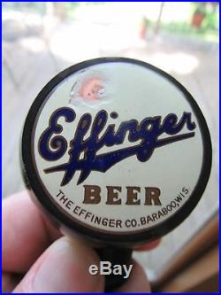 Effinger Beer ball tap handle knob Baraboo, WI