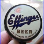 Effinger Beer ball tap handle knob Baraboo, WI