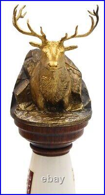 Elk Mountain Amber Ale Beer Tap Handle Figural Beer Tap Handle New Old Stock