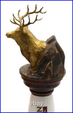 Elk Mountain Amber Ale Beer Tap Handle Figural Beer Tap Handle New Old Stock