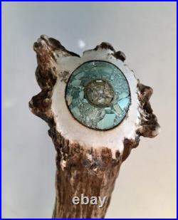 Elk Spike Beer Tap Handle-Man Cave Bar Craft Beer- Barware- Turquoise- MOP