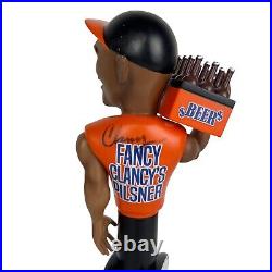 Escutcheon Fancy Clancy Pilsner Beer Tap Handle Baltimore Orioles Autographed