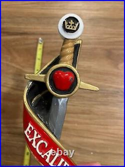 Excalibur Beer Tap Handle Knob Keg Draft Bar Top Brewing Williams Hard Cider