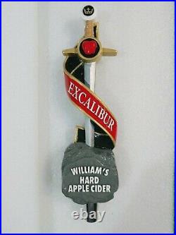 Excellent Excalibur Sword William's Hard Cider Merlin 10 Draft Beer Tap Handle