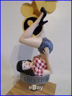 Excellent Sexy Farm Girl Lucette Shining Dawn 9.5 Beer Keg Tap Handle Marker
