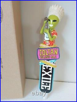 Exile Zoltan Island Ale New in Box Alien Ukele 11 Draft Beer Tap Handle Mancave