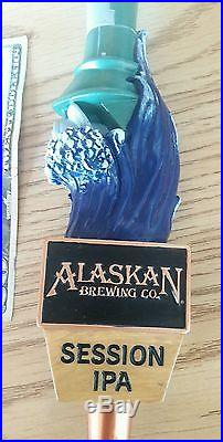 Extremely Rare Alaskan Brewing Company beer tap handle. Outboard Boat Motor@@