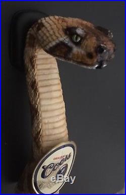 Extremely Rare Coors Original Beer Tap Handle Rattle Snake