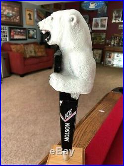 Extremely Rare Molson Ice Polar Bear Beer Tap Handle