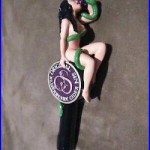 Extremely Rare Original Sin Figural Nude Girl & Snake Beer Tap Handle