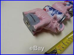 Extremely Rare Pabst Blue Ribbon Pink Elephants Beer Tap Handle