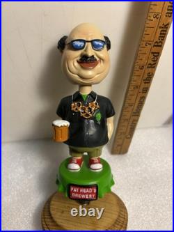 FAT HEAD BREWING FAT HEAD WITH A BEER ON A BOTTLECAP draft beer tap handle. OHIO FAT HEAD BREWING FAT HEAD WITH A BEER ON A BOTTLECAP draft beer tap handle. OHIO