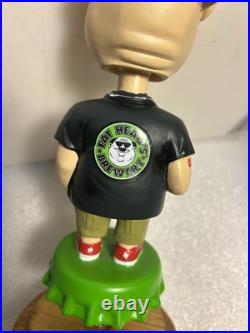 FAT HEAD BREWING FAT HEAD WITH A BEER ON A BOTTLECAP draft beer tap handle. OHIO