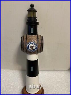 FIRE ISLAND BEER COMPANY PUMPKIN BARREL LIGHTHOUSE ALE beer tap handle. NEW YORK