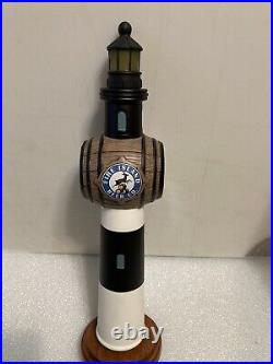 FIRE ISLAND BEER COMPANY PUMPKIN BARREL LIGHTHOUSE ALE beer tap handle. NEW YORK
