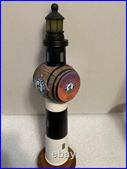 FIRE ISLAND BEER COMPANY PUMPKIN BARREL LIGHTHOUSE ALE beer tap handle. NEW YORK