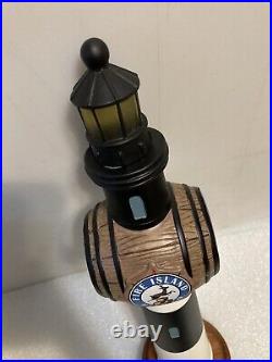 FIRE ISLAND BEER COMPANY PUMPKIN BARREL LIGHTHOUSE ALE beer tap handle. NEW YORK