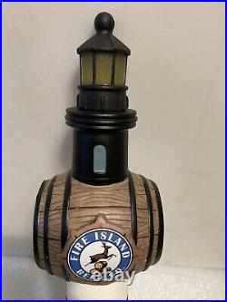 FIRE ISLAND BEER COMPANY PUMPKIN BARREL LIGHTHOUSE ALE beer tap handle. NEW YORK