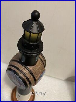 FIRE ISLAND BEER COMPANY PUMPKIN BARREL LIGHTHOUSE ALE beer tap handle. NEW YORK