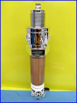 FLAT 12 BIERWERKS Spark Plug BEER Tap Handle CLOSED BREWERY INDIANA BREWER