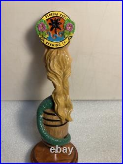 FLORIDA KEYS BALE BEACH ALE BLONDE HAIR MERMAID draft beer tap handle. FLORIDA