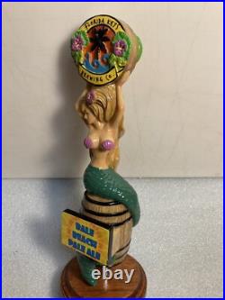 FLORIDA KEYS BALE BEACH ALE BLONDE HAIR MERMAID draft beer tap handle. FLORIDA