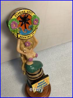 FLORIDA KEYS BALE BEACH ALE BLONDE HAIR MERMAID draft beer tap handle. FLORIDA