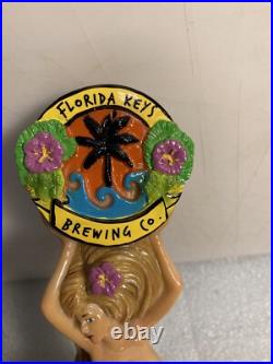FLORIDA KEYS BALE BEACH ALE BLONDE HAIR MERMAID draft beer tap handle. FLORIDA