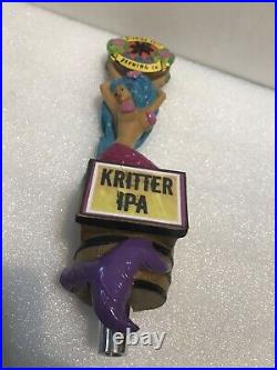 FLORIDA KEYS BREWING KRITTER IPA MERMAID draft beer tap handle. FLORIDA