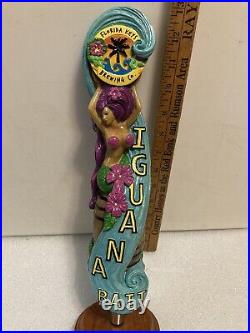 FLORIDA KEYS IGUANA BAIT MERMAID draft beer tap handle. FLORIDA