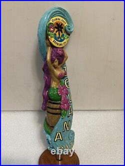 FLORIDA KEYS IGUANA BAIT MERMAID draft beer tap handle. FLORIDA