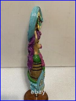 FLORIDA KEYS IGUANA BAIT MERMAID draft beer tap handle. FLORIDA