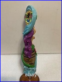 FLORIDA KEYS IGUANA BAIT MERMAID draft beer tap handle. FLORIDA