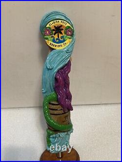 FLORIDA KEYS IGUANA BAIT MERMAID draft beer tap handle. FLORIDA