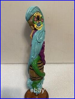 FLORIDA KEYS IGUANA BAIT MERMAID draft beer tap handle. FLORIDA