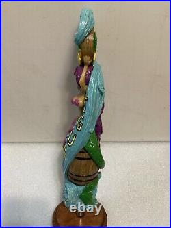 FLORIDA KEYS IGUANA BAIT MERMAID draft beer tap handle. FLORIDA