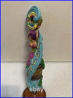 FLORIDA KEYS IGUANA BAIT MERMAID draft beer tap handle. FLORIDA