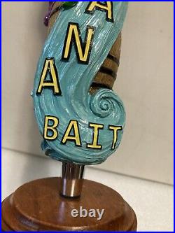 FLORIDA KEYS IGUANA BAIT MERMAID draft beer tap handle. FLORIDA